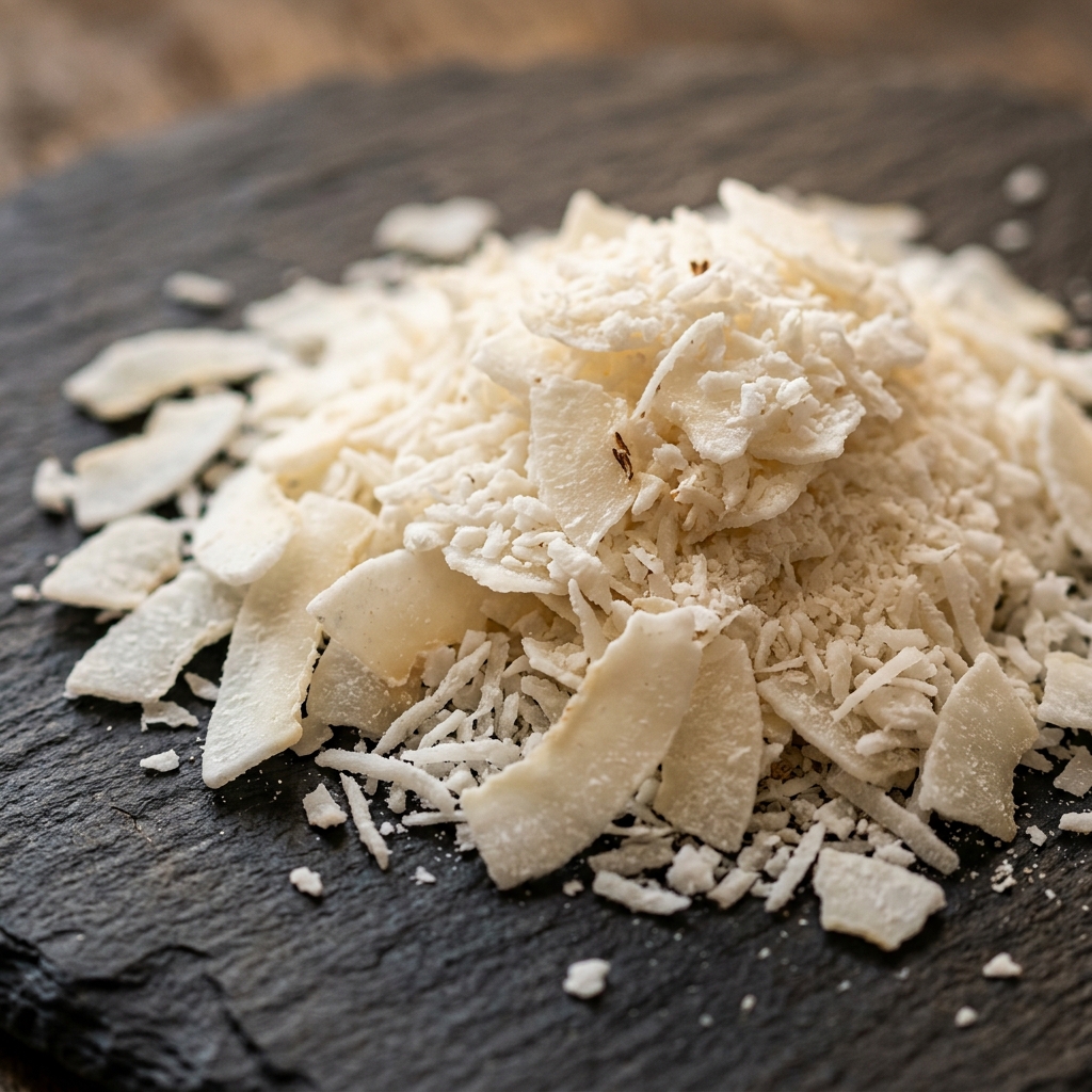 Desiccated Coconut Flakes Detail